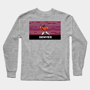 8-Bit Quarterback - Denver Long Sleeve T-Shirt